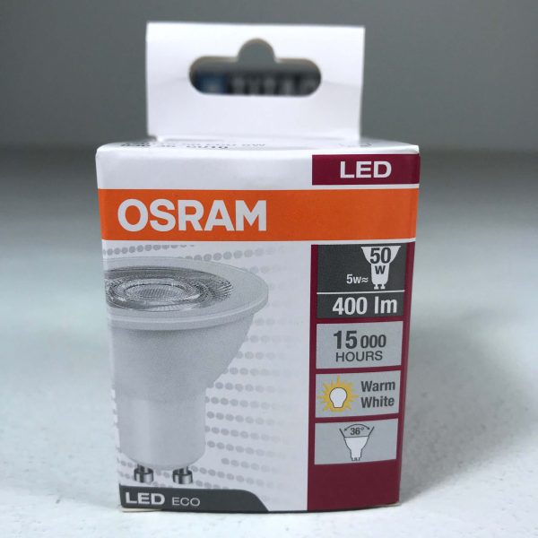 Warm White NON-Dimmable Osram 5 watt GU 10